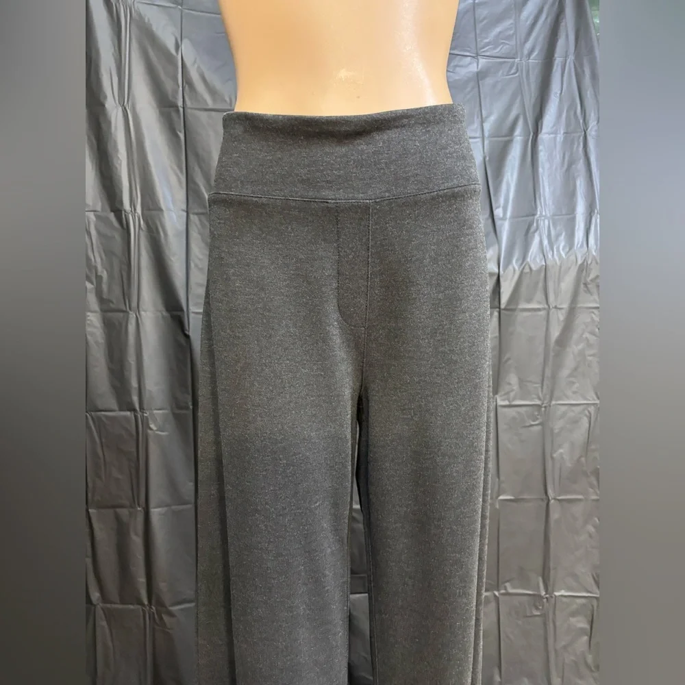 Betabrand Gray Wide Leg Pull On Pants - Picture 2 of 4